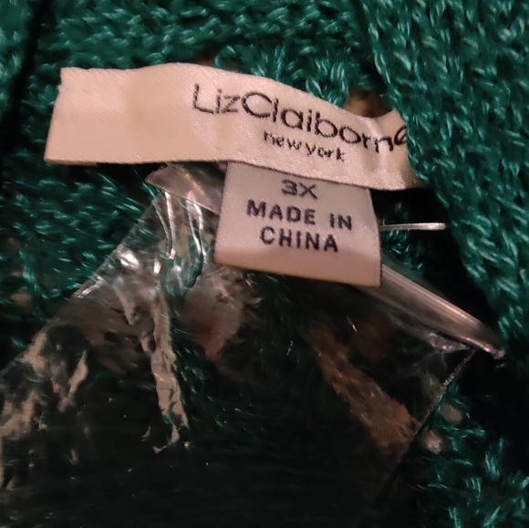 New in bag, 2 piece cardigan and tank set, 3x - Picture 5 of 7